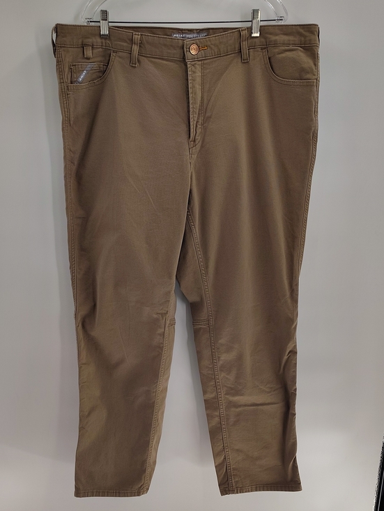 Ariat Pants - Ariat Womens Rebar Brown Perfect Rise Straight Pants 22WR 22W